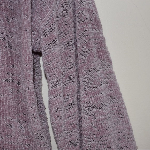American Eagle Lilac Chenille Knit Sweater - Picture 7 of 10